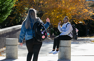 girls on plaza