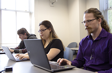 students with computers