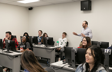 media & communication classroom