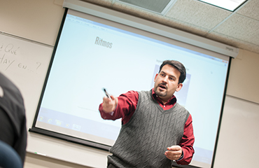 Pedro Lopes teaching class