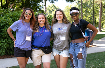 group of freshmen